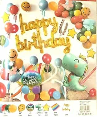 Themed Birthday Party Balloon Set - Cartoons Theme