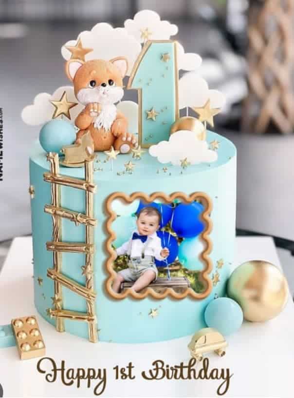 Baby Boy 1st Birthday Cake