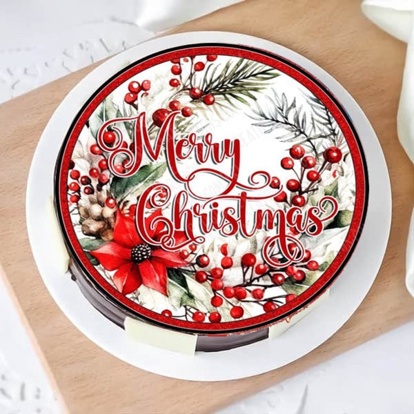 Black Forest Cake - Merry Christmas And New Year Cake