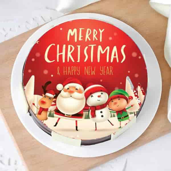 Butter Scotch Cake - Merry Christmas And New Year Cake