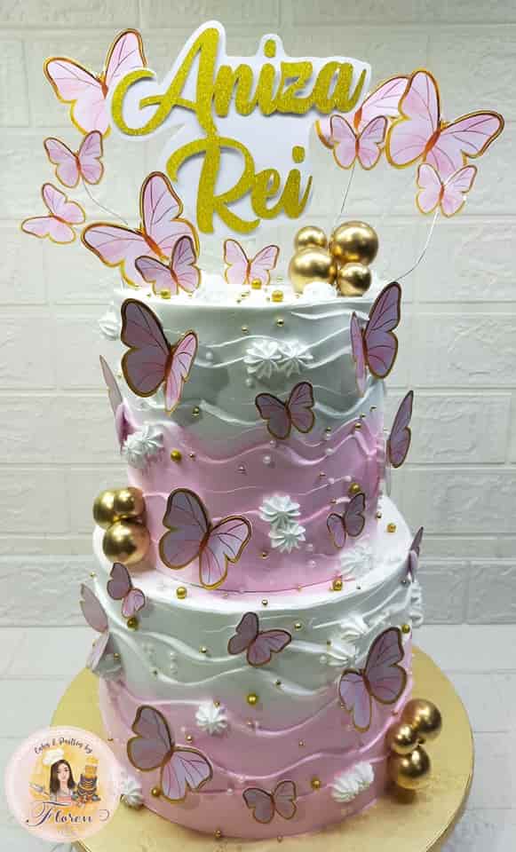 Butterfly Baby Doll Cake