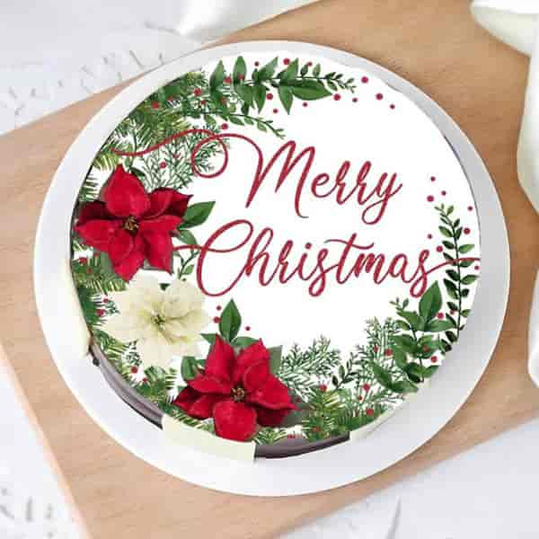 Caramel Cake - Merry Christmas And New Year Cake