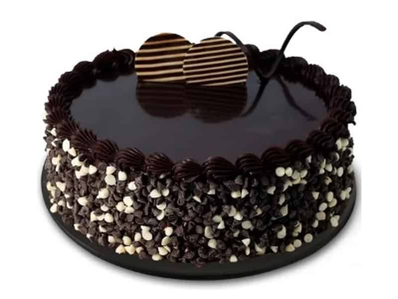 Double Choco Chips Cake