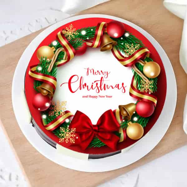 Ferrero Rocher Cake - Merry Christmas And New Year Cake