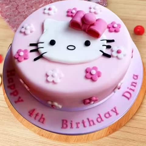 Kitty Cream Cake