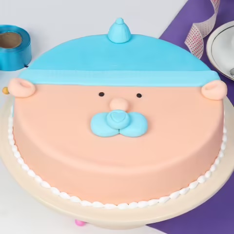 New Born Birthday Cake