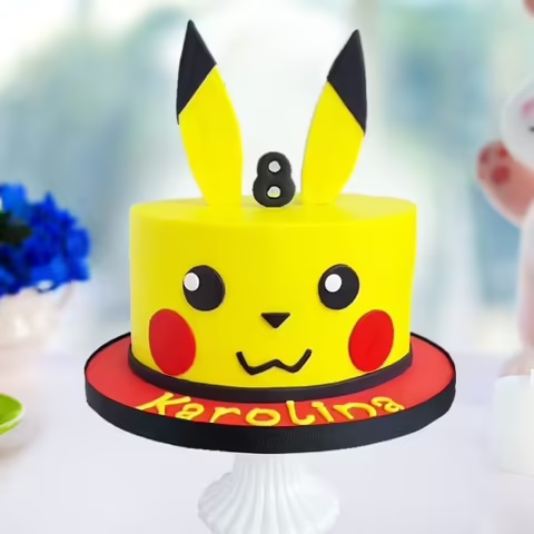 Pikachu Cartoon Cake