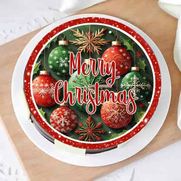 Pineapple Cake - Merry Christmas And New Year Cake
