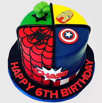 Super Heroes Avengers Cake